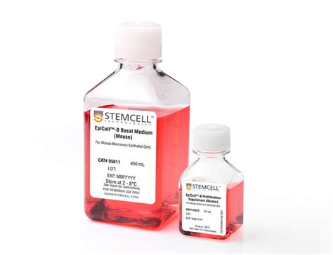 Epicult™ B Mouse Mammary Epithelial Cell Medium Kit Stemcell Technologies