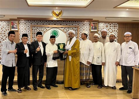 Terima Kunjungan Pp Rabithah Alawiyah Mui Ajak Perkuat Kesatuan Umat