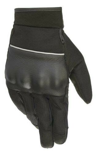 Alpinestars C Vented Air Motorbike Motorcycle Summer Gloves Black EBay