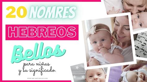 Nombres HEBREOS para Niñas y su significado BELLOS ÚNICOS