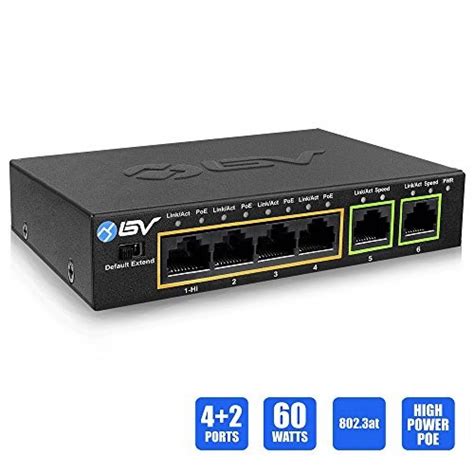 Switch Bv Tech Puertos Poe Puertos Ethernet Uplink