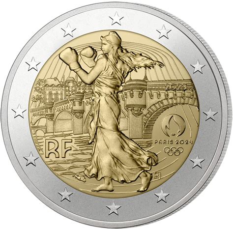 France Monnaie de Paris La Semeuse Paris 2024 2 euros commémo