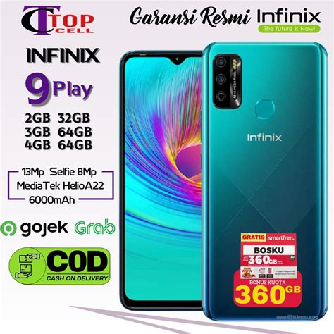 Infinix Hot Play Ram GB GB GB GB GB GB Garansi Resmi Infinix Shopee Indonesia