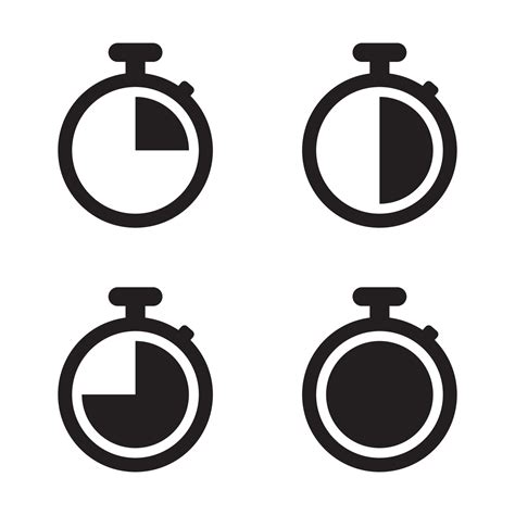 stopwatch icon vector 24478497 Vector Art at Vecteezy