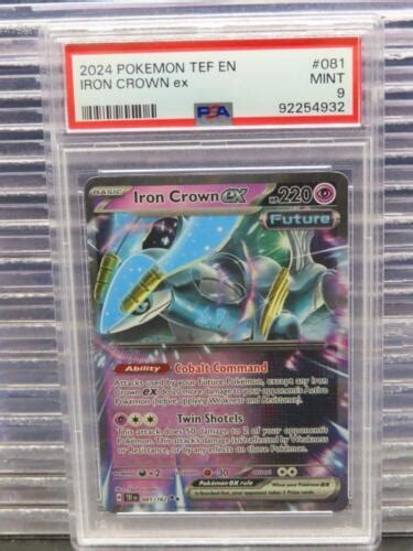 Pokemon Scarlet Violet Iron Crown Ex Temporal Forces Tef