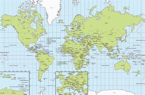 Europe Map with Latitude and Longitude | secretmuseum