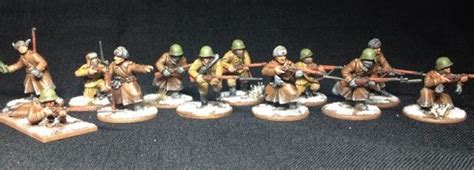 Showcase Winter Soviet Infantry Warlord Games Bolt Action Game