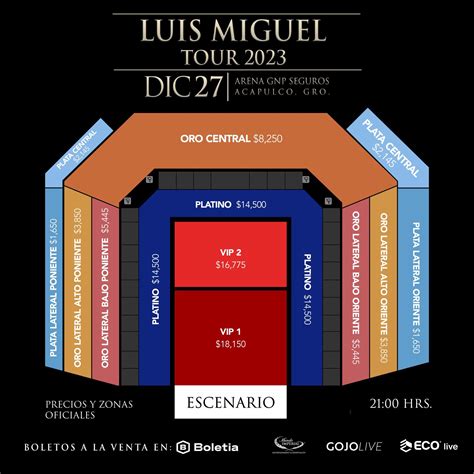 Estos Son Los Precios De Los Boletos De Luis Miguel En Acapulco