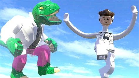 CURT CONNORS (BIG LIZARD) TRANSFORMATION VS MISTER FANTASTIC - LEGO MARVEL SUPERHEROES - YouTube