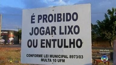 Bom Dia Cidade Rio Preto Moradores Reclamam De Lixo Jogado No