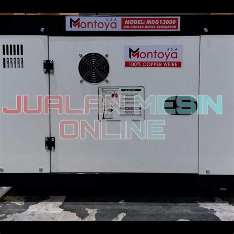 Jual Genset Silent 10 Kva 1 Phase 8000 8800 Watt Montoya Mdg 13000