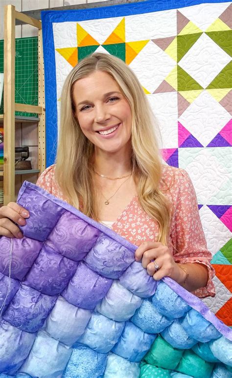 How To Make A Modern Puff Quilt Easy Tutorials Missouri Star Quilt