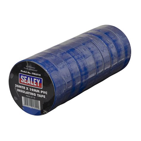 Mm X M Blue Pvc Insulating Tape Pack Of Itblu Sealey