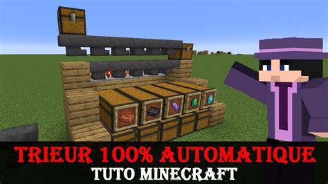 Faire Un Trieur D Item 100 Automatique Sur Minecraft YouTube