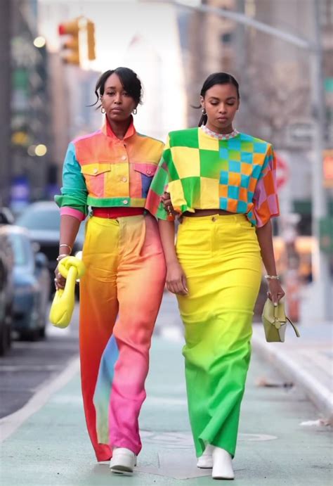 Pin By Falone Wonegou On Tendance Color Blocking Outfits High