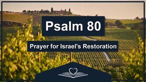 Psalm 80 Nrsv Prayer For Israels Restoration Audio Bible Youtube