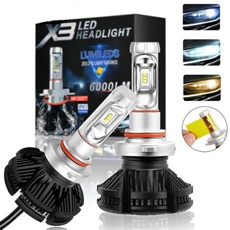 Светодиодные Лампы в Фары Led X3 Купить в Тюмени