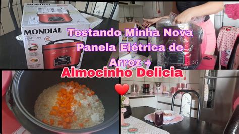 Testando Minha Nova Panela El Trica De Arroz Almocinho Del Cia Youtube