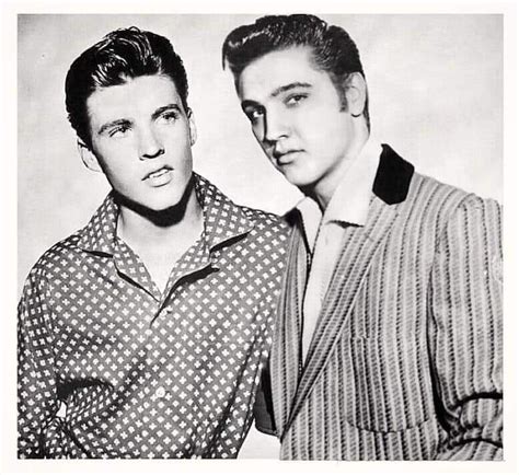 An Edited Photo By A Fan Ricky Nelson Elvis Elvis Presley