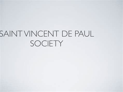 St Vincent de Paul's History