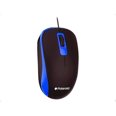 Mouse Optico Usb Polaroid Dpi Preto Blue Pmw