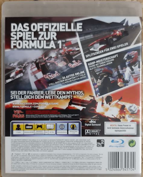 Buy F1 2011 For Sony Playstation 3 Retroplace