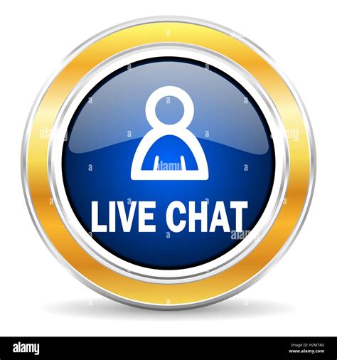 Live Chat Icon Stock Photo Alamy