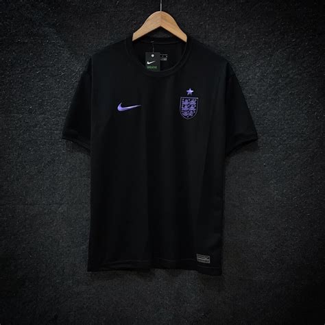 Camisa Inglaterra Preta Roxo Masculina 2022 Shopee Brasil