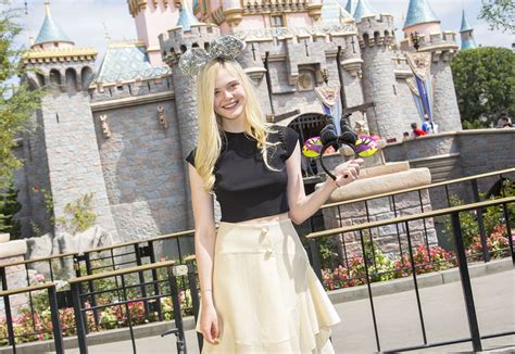 Photo: Elle Fanning at Disneyland for 'Maleficent' | The GATE