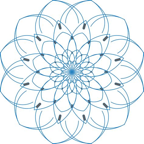 Hình ảnh Nghệ Thuật Vector Thiết Kế Mandala PNG Mạn đà La Nghệ Thuật