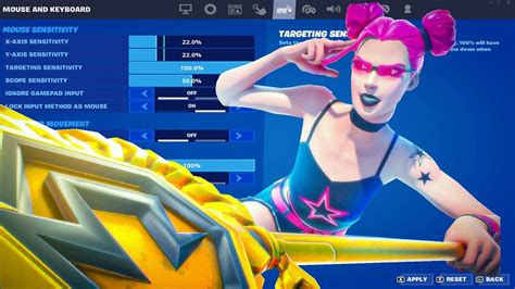 Testing Out The Best Fortnite Kbm Settings Kamis Settings Youtube