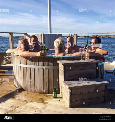 Relaxing Hot Tub Hi Res Stock Photography And Images Alamy