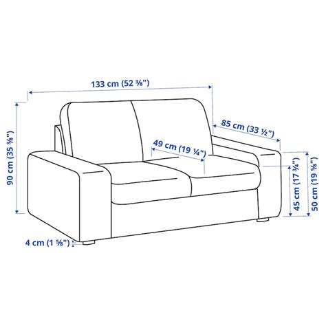 Kivik Compact Loveseat Tresund Light Beige Ikea