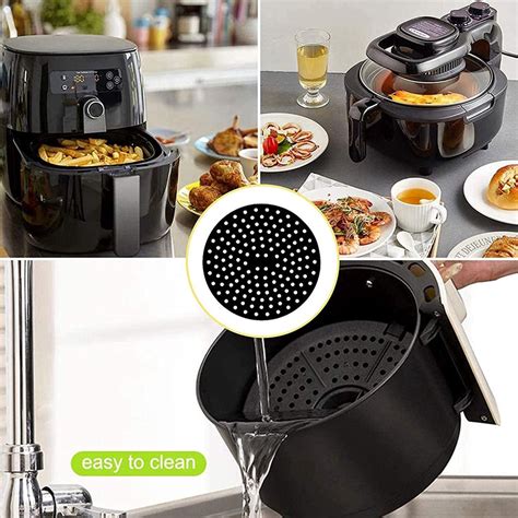 Protetor Tapete Silicone Reutiliz Vel Para Fritadeira Air Fryer Redondo