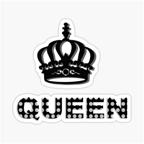 Queen Crown Sticker By Chutkupanda Redbubble