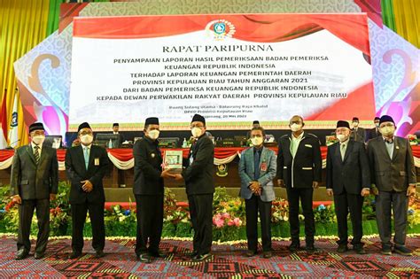 Pemprov Kepri Raih Opini Wtp Dari Bpk Ri 12 Kali Berturut Turut Atas