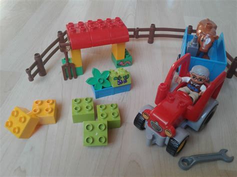 LEGO Duplo Traktor Mit Kuh Und Farmer 10524 Komplett Rar Sehr