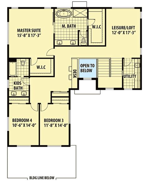 Two Story House Plan With First Floor Guest Suite Lvl