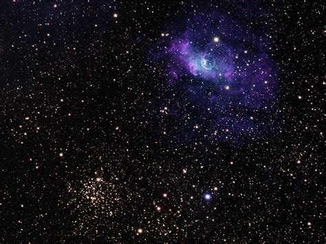 Bubble Nebula And M Astrophotography Nebula Space Pictures