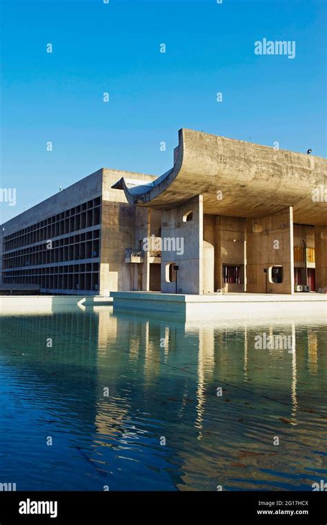 India Architecture Chandigarh Corbusier Banque De Photographies Et D