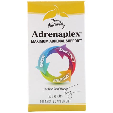 Terry Naturally, Adrenaplex, Maximum Adrenal Support, 60 Capsules - iHerb