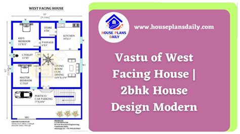 Vastu Of West Facing House 2bhk House Design Modern House Designs