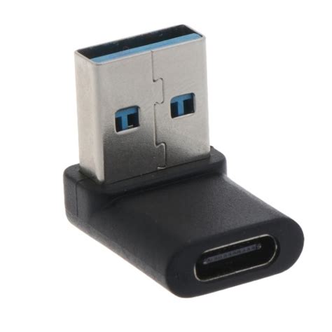 90 Degree Right Angled Usb C Female To Usb 30 Male Adapter For Laptop