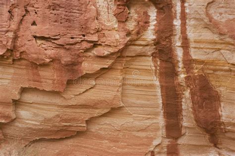 Patterns And Stains On Sandstone Stock Photo Image Of Colorful