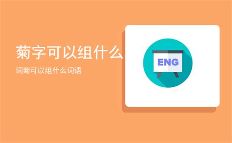 菊字可以组什么词，菊可以组什么词语 八桂考试