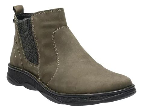 Botin Cuero Mujer Acacia Azul Hush Puppies Cuotas Sin Inter S