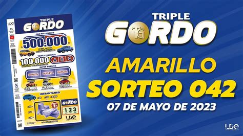 SORTEO TRIPLE GORDO 042 YouTube