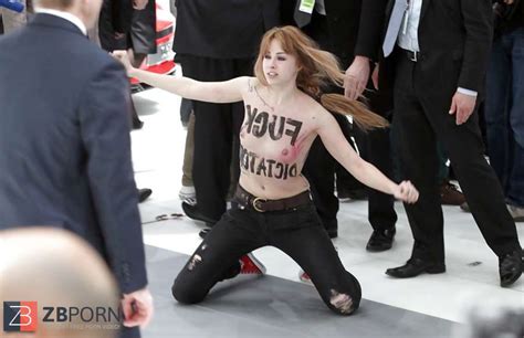 Putin Meets Femen Activists In Hannover ZB Porn