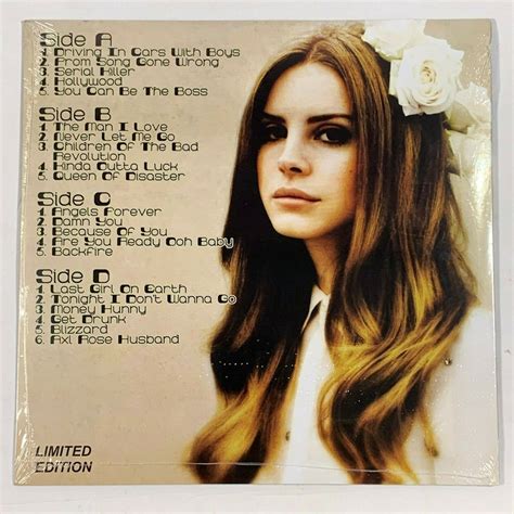 Lana Del Rey Unreleased 2LP Vinyl Limited Black 12" Record - A To Z Wax