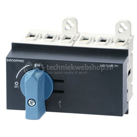 Socomec DC PV LOAD BREAK SWITCH INTER PV IEC SIRCO MC PV AR 25A